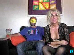 Enthousiasteling, Sperma shot, Europees, Sperma in gezicht, Moeder die ik wil neuken