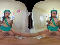 VR girl scout coochie - Small tits