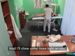Tanned Nurse Gets More Then A Massage From The Doctor