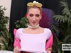 ブロンド, フェラチオ, イく瞬間, 手コキする, Hd, ヤリマン, オッパイの