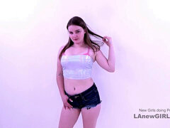 Audition, Blonde, Sucer une bite, Éjaculer dans la bouche, Orgasme, Jouets