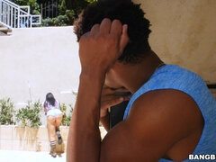 デカチン, 黒人, 茶髪の, 捕まる, 異人種間, シゴき, オナニー, のぞき