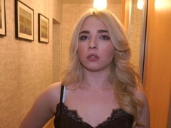 Grote lul, Blond, Pijpbeurt, Bruinharig, Dichtbij, Geld, Tiener, Tieten likken