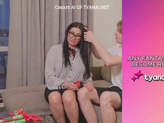 Enthousiasteling, Tante, Pijpbeurt, Mollig, Sperma in gezicht, Hardcore, Moeder, Pornster