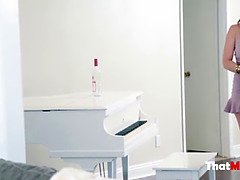 美人, ブロンド, フェラチオ, 茶髪の, エロ熟女, 母, 自然山雀, 義母