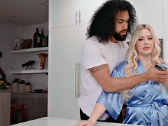 Bigbooty tattooed MILF fucked by black cock doggy style
