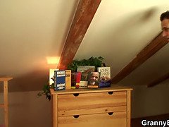 Picked up chubby mature woman rides his cock