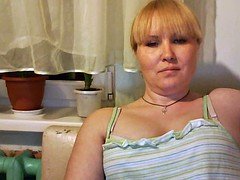 Rubia, Masturbación, Maduro, Voyeur