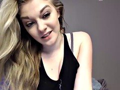 Leie, Blondine, Fingern, Masturbation, Muschi, Spanner
