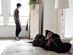 Любители, Садо мазо, Бондаж, Китаянки, Фетиш, Латекс, Связанные