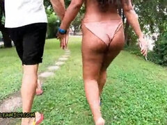 Culo, Culo grande, Bikini, Corrida, Sexo duro, Orgasmo, Trio, Tetas