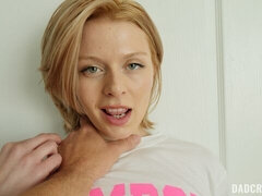 Blondine, Blasen, Betrug, Hardcore, Pov, Muschi, Kurzes haar, Scherzbold