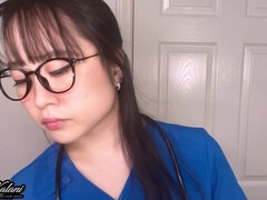 素人, アジア人, デカ尻, 試験, フェティッシュ, 看護婦, ペニス, 一人