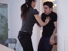 Blowjob, Milf, Teen, Threesome