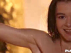 Asiatisch, Grosse titten, Lingerie, Zierlich, Erotischer film, Solo