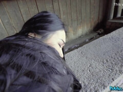 Asian Pounded In Abandoned Building 2 - Public Agent