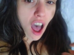 Hairy Pussy Camgirl Slut Loves Anal Fart Dirty Talk! She Goes Ass To Mouth After Anus Finger Fucking