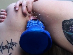 Leie, Klaffend, Masturbation, Solo, Spielzeuge