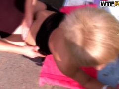 Extreme pickup sex on the road