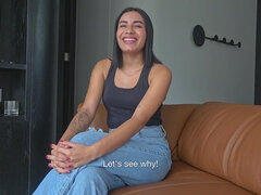 Big Titties Spic Babe Rides Big Prick POV PORN Cowgirl In Fake