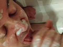 素人, ぽっちゃり, デカチン, フェラチオ, 口内発射, 顔射, ゲイ, フェラする