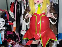 素人, 緊縛, ボンデージ, フェティッシュ, オナニー, シーメール, 一人, バイブレーター