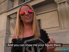 Blonde, Czech, Doggystyle, European, Outdoor, Pov, Reality, Swallow
