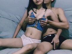 18, アナル, バイセクシャル, カップル, 人妻の, インドネシア人, マッサージ