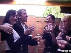 お尻, 茶髪の, エロ熟女, ドイツ人, グループ, 熟年, オマンコ, 義母