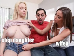 Grosser arsch, Grosse titten, Blondine, Familie, Hardcore, Latina, Milf, Flotter dreier