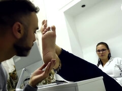 Morena, Checa, Médico, Dominación, Pies, Dominacion femenina, Fetiche, Fetiche de pies