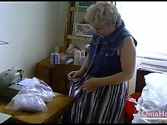 素人, お婆さん, 自家製, オナニー, 熟年, オーガズム, 一人, 妻