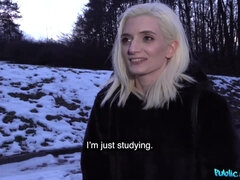 Blondine, Kehlenfick, Hotel, Im freien, Öffentlich, Dürr, Student, Hässlich
