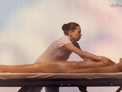 18 jaar, Fetisj, Hd, Lesbisch, Olie, Orgasme, Klein, Maagd