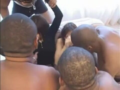 Blowjob, Crazy, Group, Interracial, Japanese, Slut