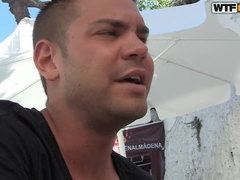 Брюнетки, Сумасшедшие, Сперма на лице, Деньги, На природе, Втроем