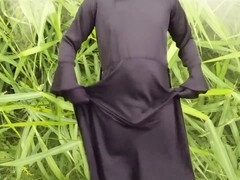 Step-brother-in-law gives a deep massage to his sister-in-law in Hindi action