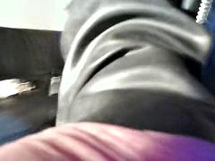 In den arsch, Kondom, Crossdresser, Spermaladung, Riesendildo, Masturbation, Reiten, Transfrau
