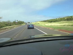 Audrey lets you cum on her face