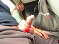 Bus, Schwanz, Flashen, Handjob, Masturbation, Pov, Taboo, Jungendliche (18+)