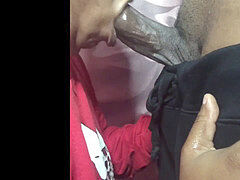 ぽっちゃり, デカチン, 黒人, 黒人, フェラする