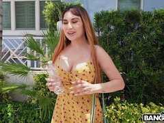 Amateur, Vestido, Al aire libre, Pelirrojo, Sexo soft