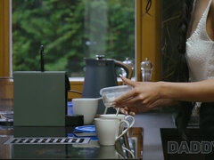 Morena, Engañando, Papá, Hd, Coleta, Afeitado