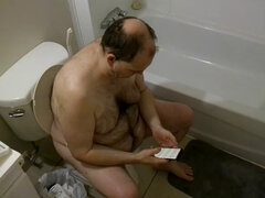 Amateur, Verga grande, Gay, Peludo, Afeitado, Ducha