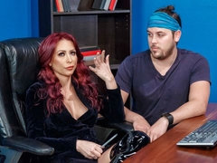 Anaal, Zwart, Pijpbeurt, Laarzen, Hondjeshouding, Handbeurt, Moeder die ik wil neuken, Roodharige vrouw