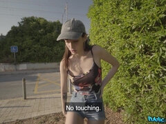 Spanish Babe Removes Mask For Penis 1 - Public Agent