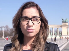 18 años, Universidad, Alemán, Gafas, Pequeña, Público, Realidad, Adolescente