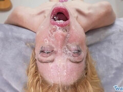 Dormitorio, Verga grande, Rubia, Linda, Dominación, Sexo duro, Lencería, Flaco