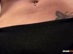 Sniffing her panties as she sits on me - Homemade Sex