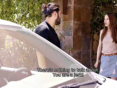 DADDY4K. A girl with a perfect body seduced her boyfriends handsome and rich daddy